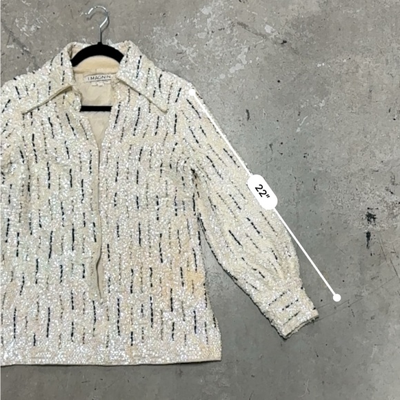 Vintage I. Magnin & Co. Men’s 70’s Sequin Disco Shirt